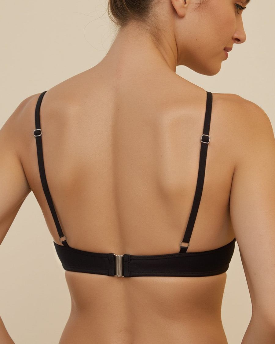Ruched Underwire Top - Bikini Top - Lauren Bentley Swimwear